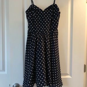 Polka dot mini dress